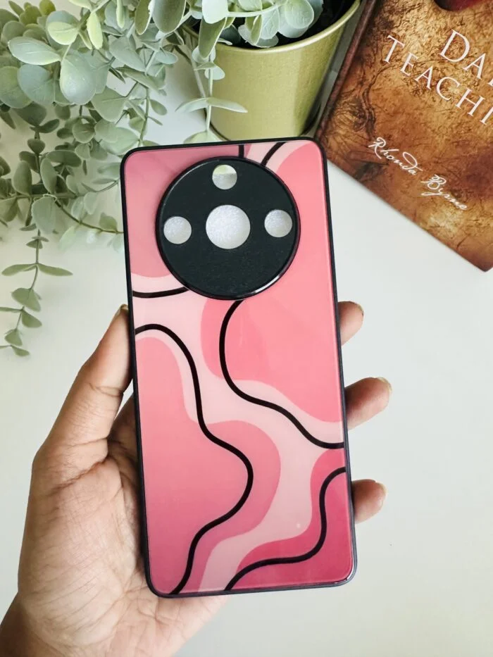 Aesthetic pink designer 2d case