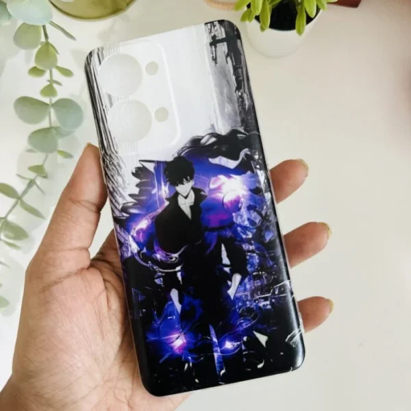 Anime purple designer soft case