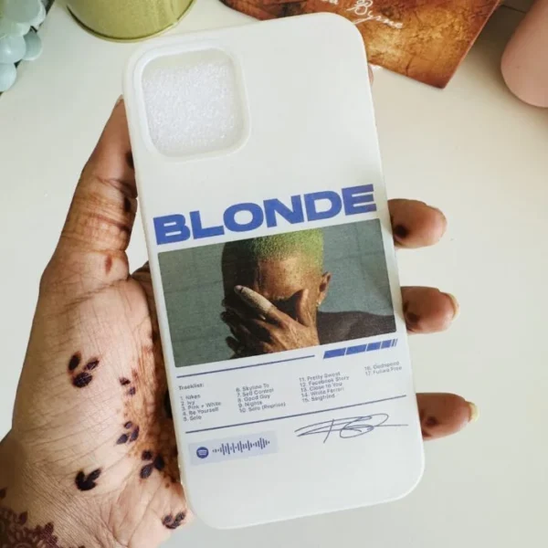 Blonde customised soft case