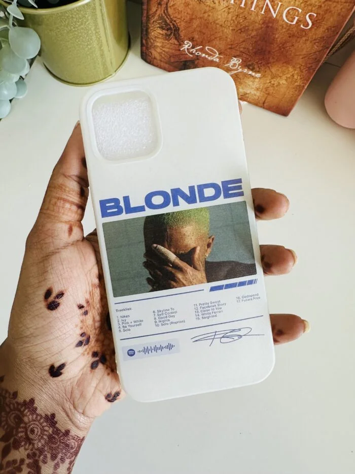 Blonde customised soft case