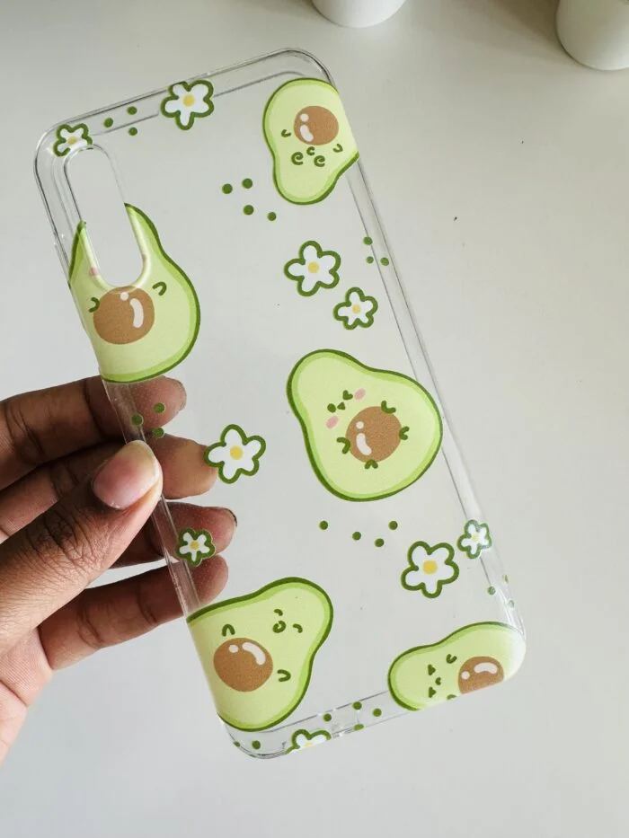 cute avocado Semi Transperent Case