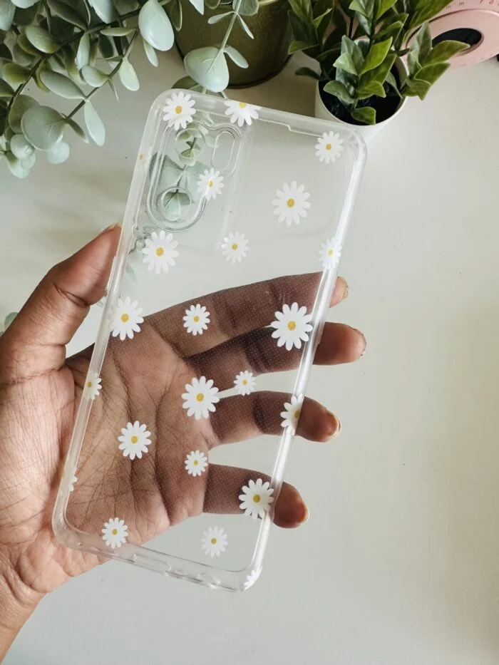 Cute daisy Semi Transperent Case